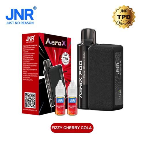 JNR アレオX 32000パフ 詰め替え用VAPE フィジー・チェリー・コーラ