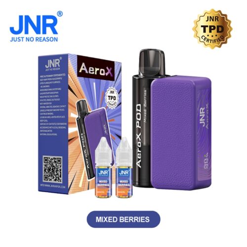 JNR Areo X 32000 puff Refillablevape Mixed Berries
