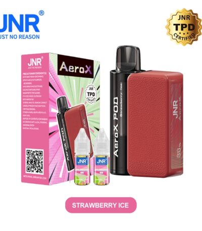 JNR Areo X 32000 puff Ricaricabile Svapare Fragola Ghiaccio