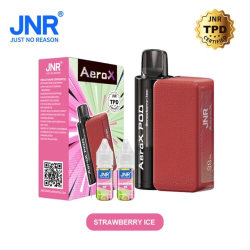 JNR Areo X 32000 puff Refillablevape Strawberry Ice