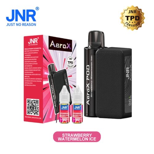 JNR Areo X 32000 puff Refillablevape Strawberry Watermelon Ice