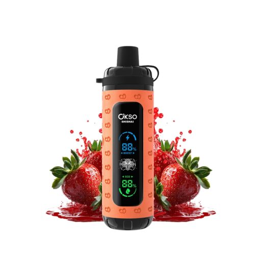 OKSO Shisha Max 40k 40000 jordgubbsbål