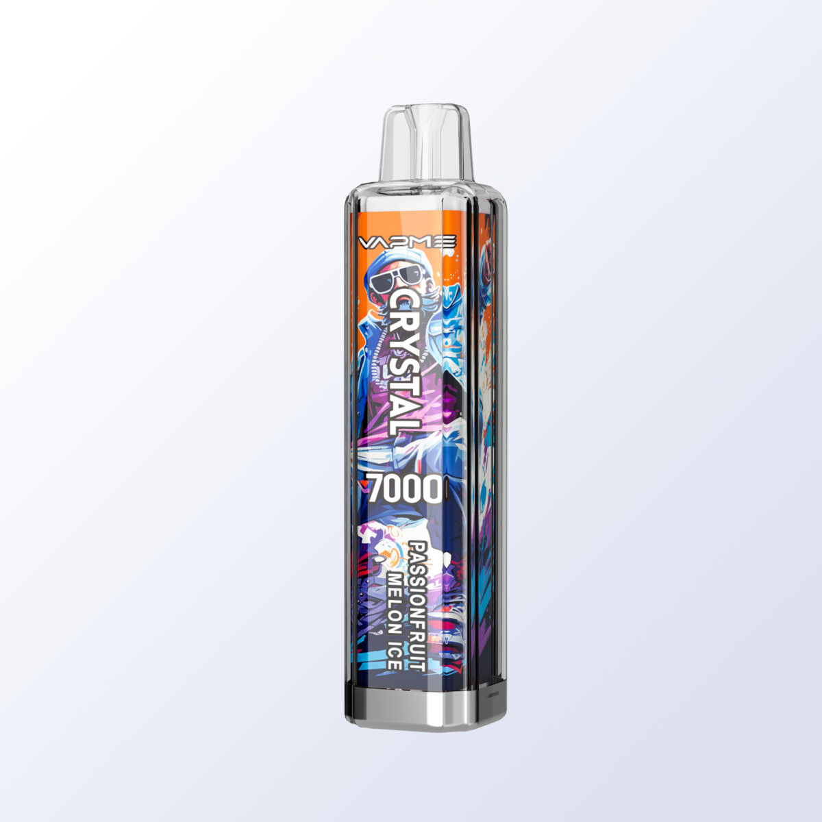 VAPME CRYSTAL 7000 Puffs Passionsfrucht Melone Eis