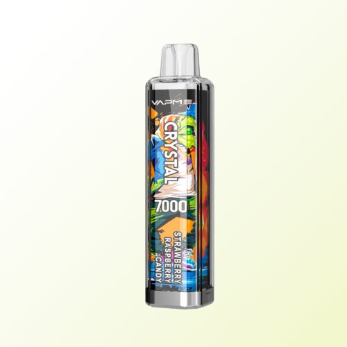 VAPME CRYSTAL 7000 puffar Jordgubb Hallon Godis