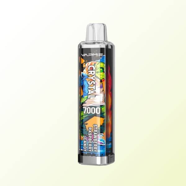 VAPME CRYSTAL 7000 soffi Caramelle alla fragola e al lampone