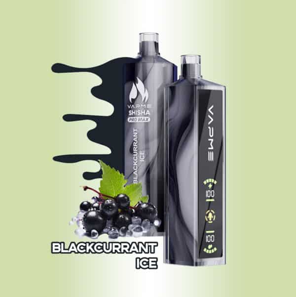 Vapme SHISHA Pro Max 20000 puff BLACKCURRANT ICE (musta kurkku)
