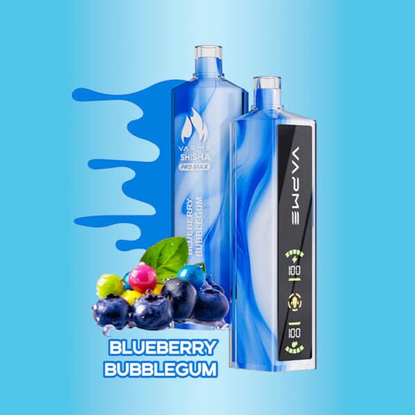 Vapme SHISHA Pro Max 20000 puff BLÅBÄR BUBBLEGUM