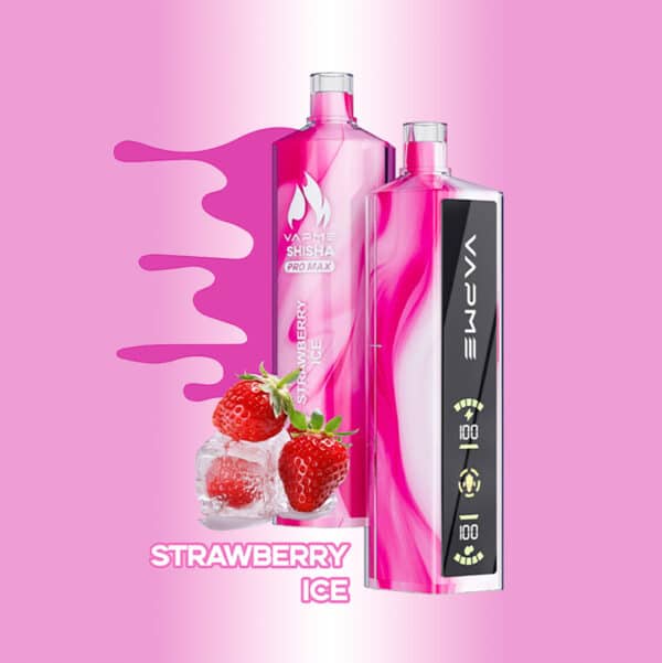 Vapme SHISHA Pro Max 20000 puff STRAWBERRY ICE (marjajäätelö)