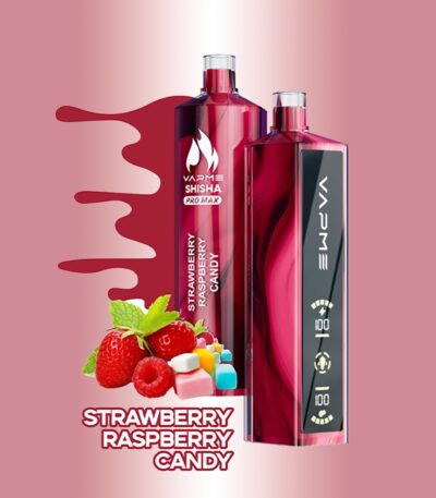 Vapme SHISHA Pro Max 20000 puff STRAWBERRY RASPBERRY CANDY