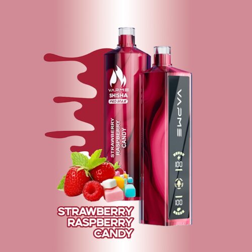 Vapme SHISHA Pro Max 20000 puff STRAWBERRY RASPBERRY CANDY