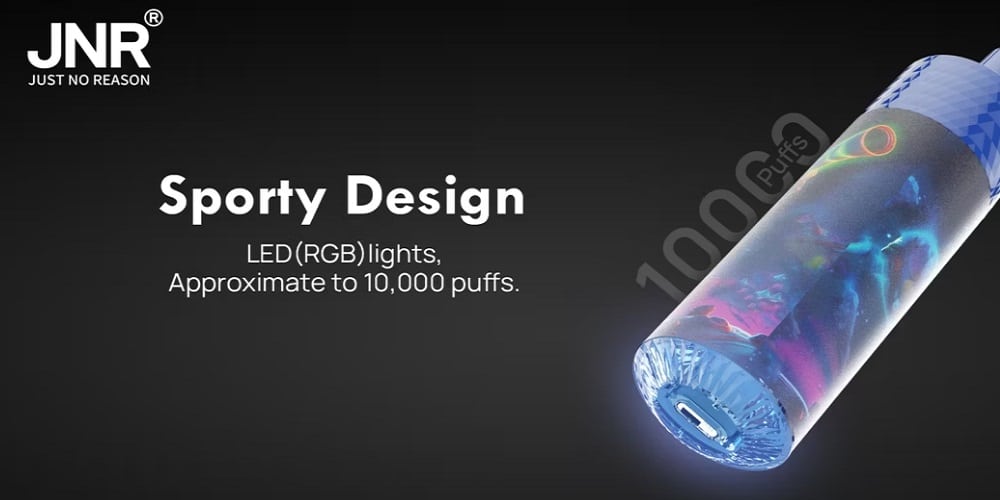 jnr alien 10000 puffs flash light