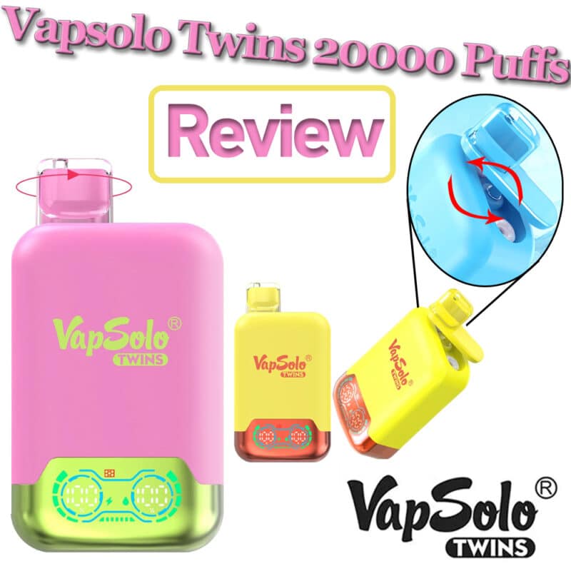 vapsolo tvillingar 20000 puffar recension