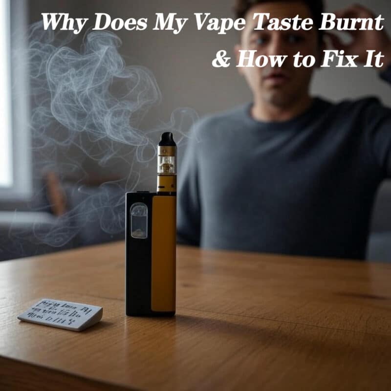 Varför smakar min vape bränt och hur man fixar det 1