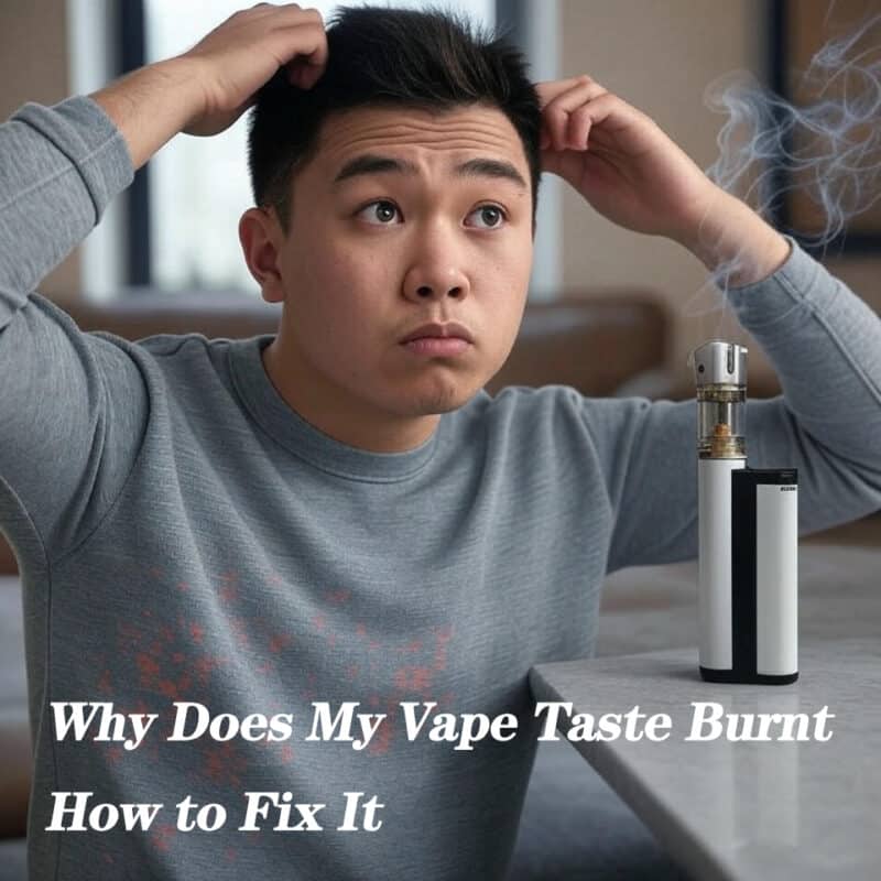 私のVAPEはなぜ焦げた味がするのか？