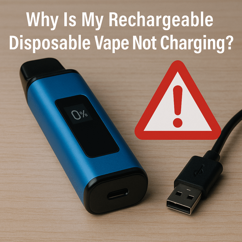 充電式使い捨てVAPEが充電できない理由 1