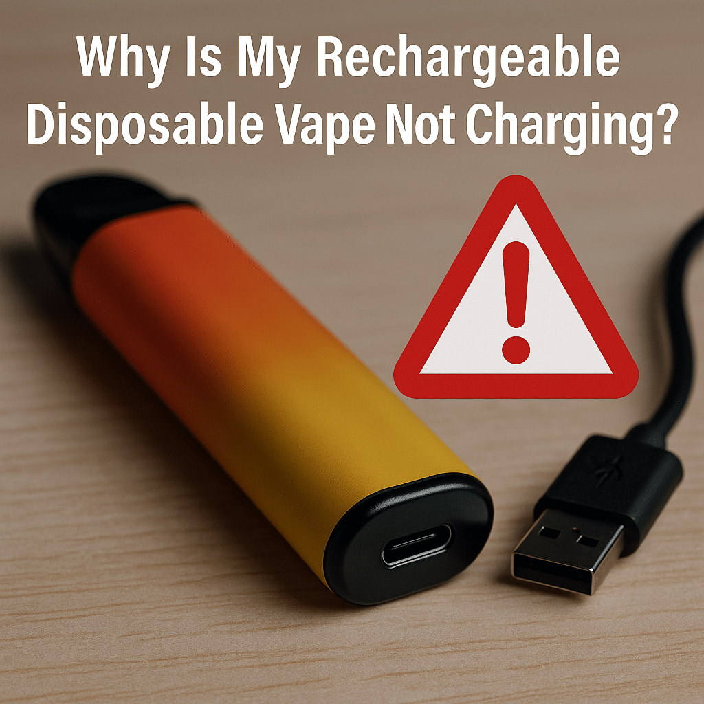 充電式使い捨てVAPEが充電できないのはなぜですか？