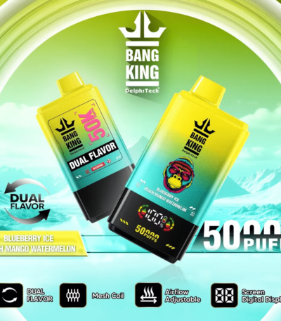 Bangking 50000 Puff blueberry ice&peach mango watermelon
