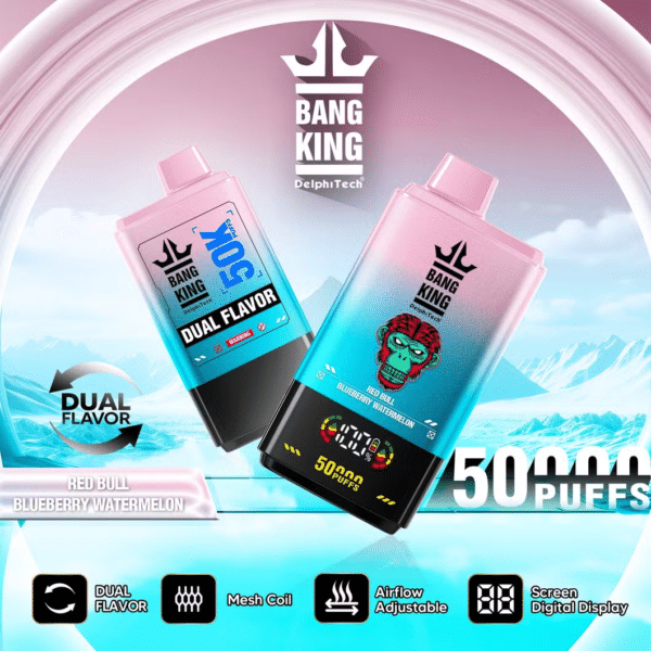 Bangking 50000 Puff red bull & blåbær vandmelon