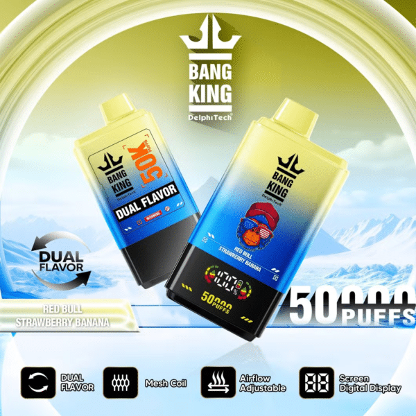 Bangking 50000 Puff red bull&jordbær banan