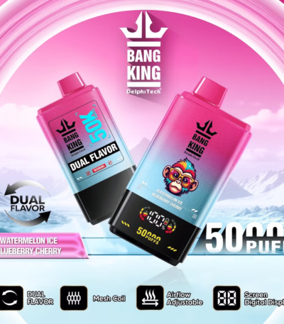 Bangking 50000 Puff watermelon ics&blueberry cherry