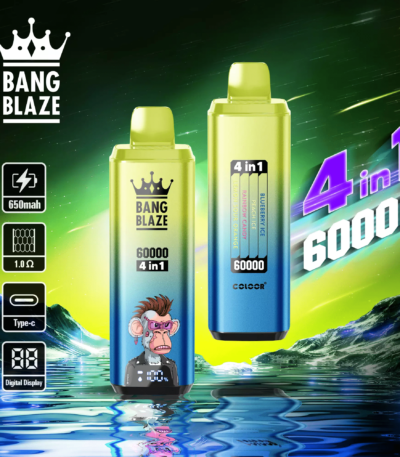 bang blaze 60000 puffs blueberry icepeach icerainbow candylemon sour orange