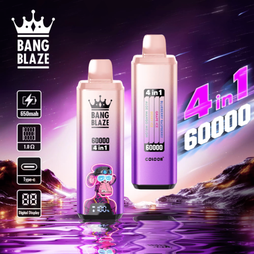 bang blaze 60000 puffar blåbär hallongrape isbär isaloe mango melon