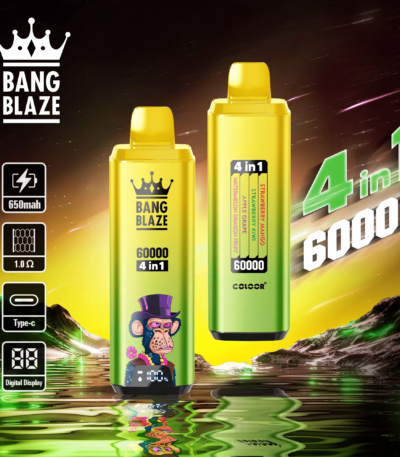 bang blaze 60000 puffs strawberry mangostrawberry kiwiapple grapewatermelon dragon fruit