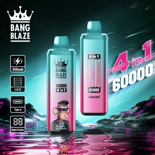 bang blaze 60000 puffar jordgubb mangowatermelon bubbelgumröd mojitolove66