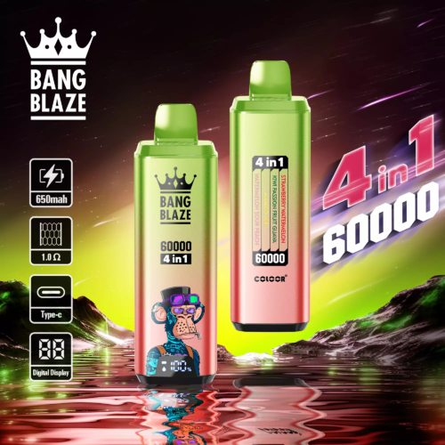 bang blaze 60000 puffar jordgubb vattenmelonkiwi passionsfrukt guavamango isvattenmelon sur persika