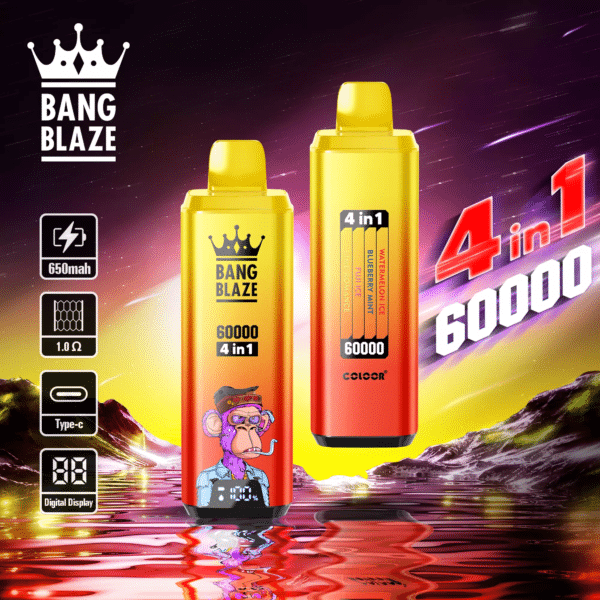 bang blaze 60000 puffs watermeloen ijsbessen mintfuii icelime romance