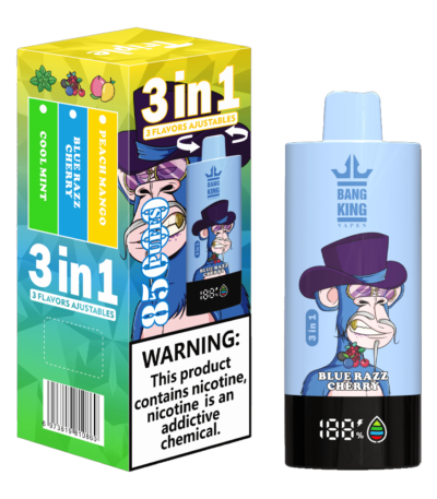 Blue Razz CherryCool MintPeach Mango