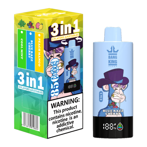 Blue Razz CherryCool MintPfirsich Mango