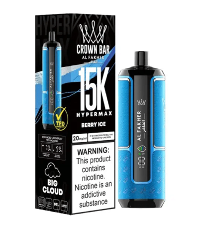 AL FAKHER CROWN BAR 15000 Hypermax BERRY ICE