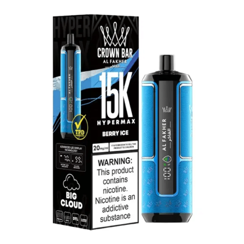 AL FAKHER CROWN BAR 15000 Hypermax BERRY ICE