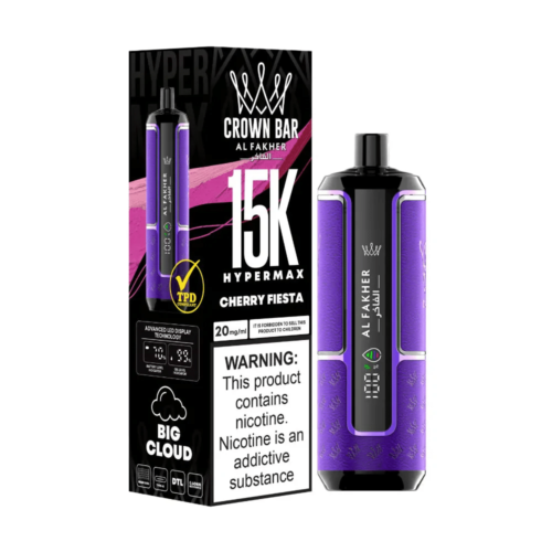 AL FAKHER CROWN BAR 15000 Hypermax CHERRY FIESTA