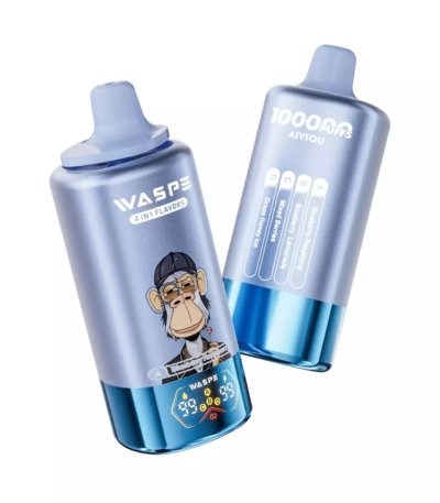 waspe 100k Blåbär Hallon & Blåbärslimonad & Blandade bär & Druvhonungsis