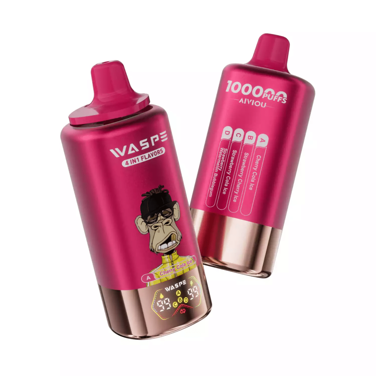 waspe 100k Cherry Cola Ice & Strawberry Cherry Ice & Strawberry Cola Ice & Strawberry Watermelon Bubblegum