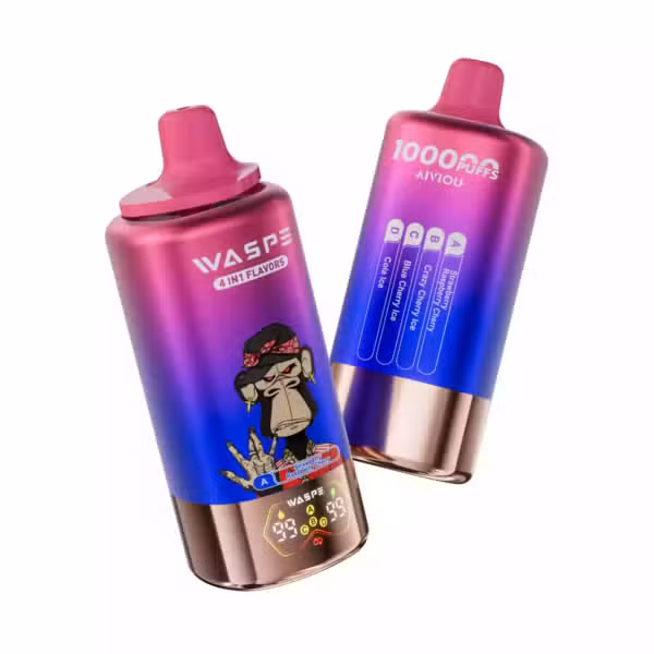 waspe 100k Strawberry Raspberry Cherry & Crazy Cherry Ice & Blue Cherry Ice & Cola Ice