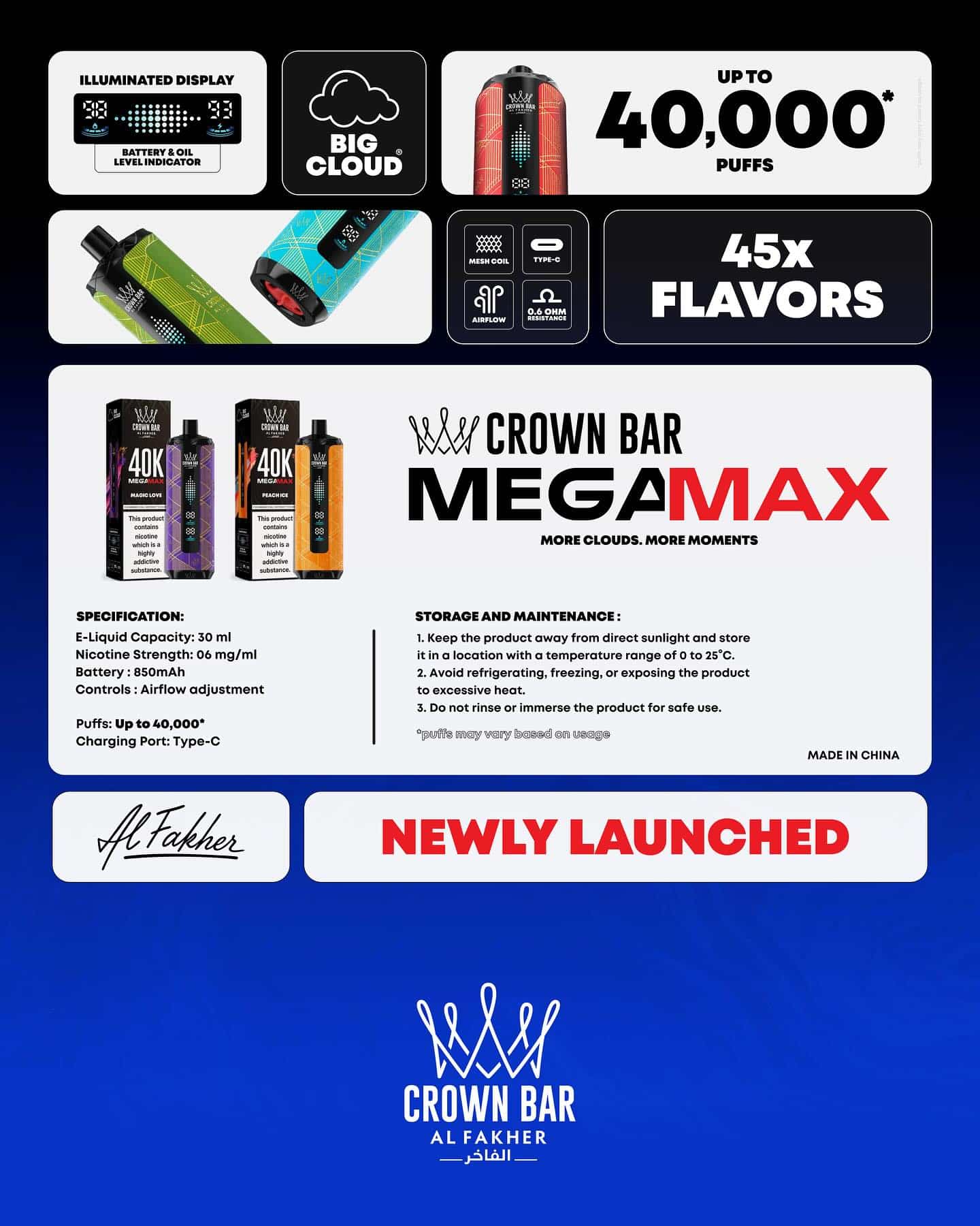 AL FAKHER MEGA MAX 40000 Puffs post2