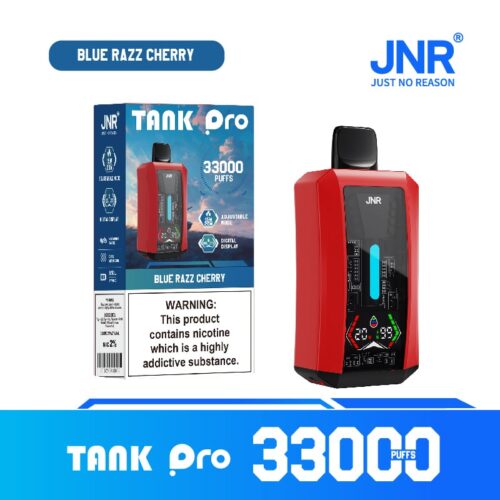 JNR TANK PRO 33000 Puffs Blue Razz Cherry
