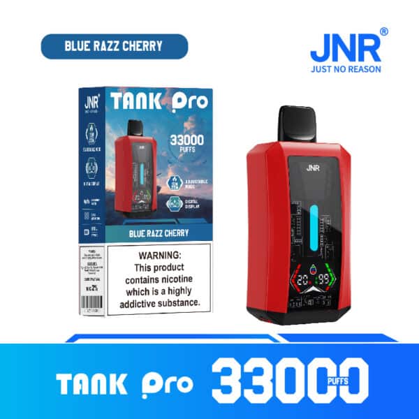 JNR TANK PRO 33000 Puff Blue Razz Cherry