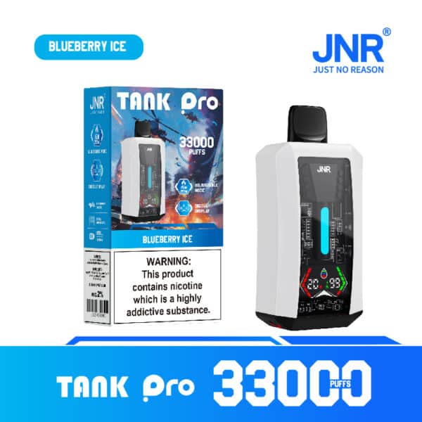 JNR TANK PRO 33000 Bouffées Glace aux myrtilles
