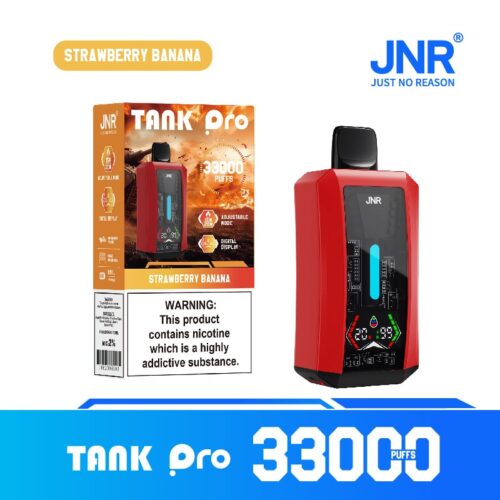 JNR TANK PRO 33000 Puffs Jordbær Banan