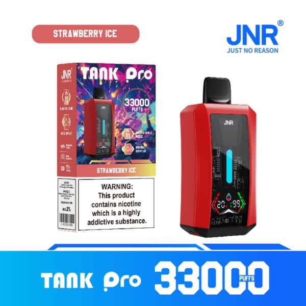 JNR TANK PRO 33000 Puffs Strawberry Ice