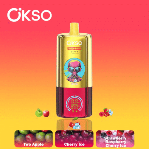 OSKO Trippel Smaker 70k Cherry Ice+Two Apple+Strawberry Raspberry Cherry Ice