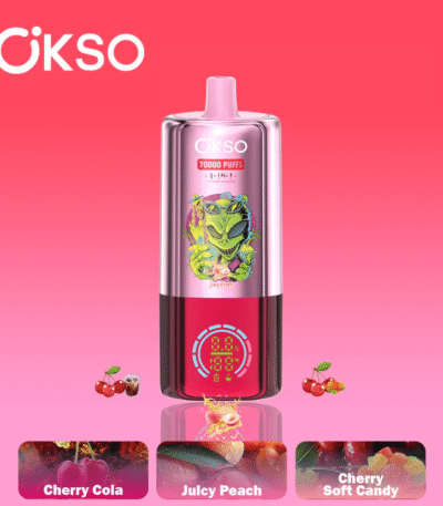 OSKO Triple Sabores 70k Juicy Peach+Cherry Cola+Cherry Soft Candy