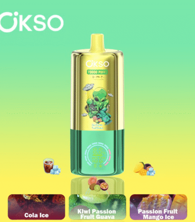 OSKO Triple Sabores 70k Kiwi Passion Fruit Guava+Cola Ice+Passion Fruit Mango Ice