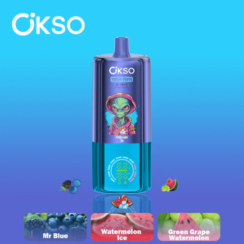 OSKO Triple Smags 70k Vandmelon Is+Mr Blue+Grøn Drue Vandmelon
