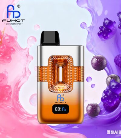 RandM Fumot ECO 2in1 50000 Puffs Grape Gummy Bear & Strawberry Gummy Bear