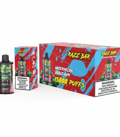 Razz-Bar-15000-Züge-wassermelonen-buble-gum